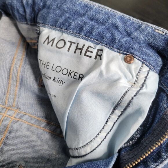 Mother Skinny Jeans The Looker Medium Kitty Size 28 - Picture 2 of 5
